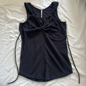 Free People Black Tank Top